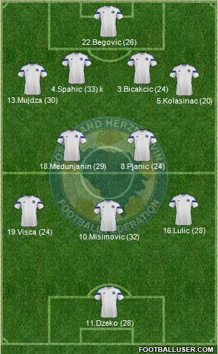 Bosnia and Herzegovina Formation 2014
