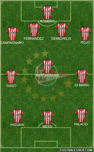 Estudiantes de La Plata Formation 2014