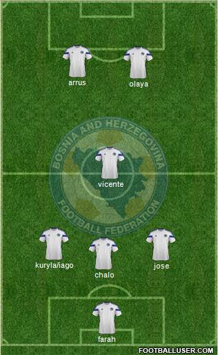 Bosnia and Herzegovina Formation 2014