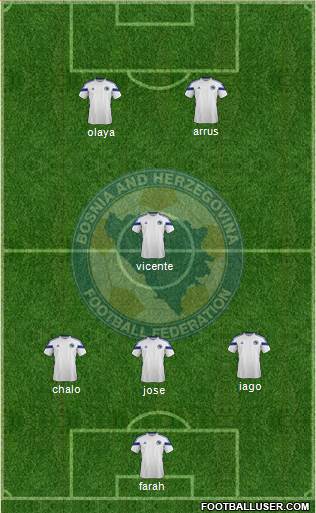 Bosnia and Herzegovina Formation 2014
