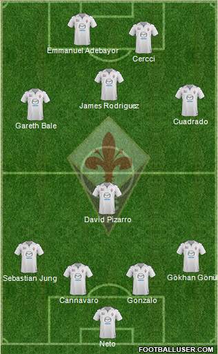 Fiorentina Formation 2014