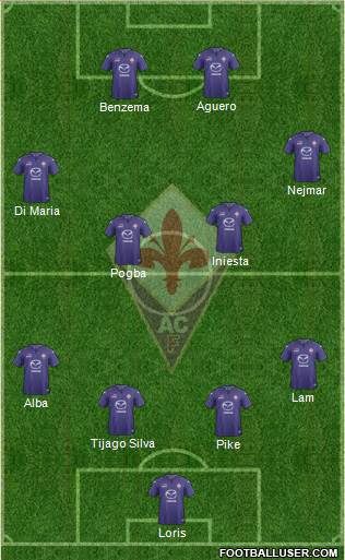 Fiorentina Formation 2014