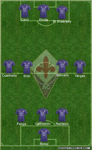Fiorentina Formation 2014