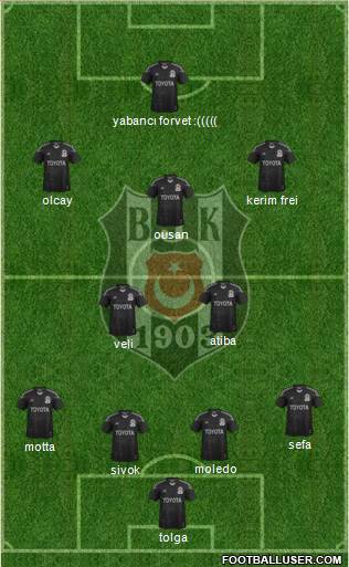 Besiktas JK Formation 2014