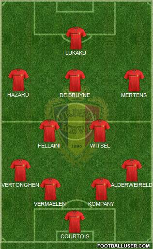 Belgium Formation 2014