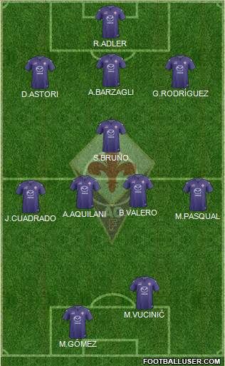 Fiorentina Formation 2014