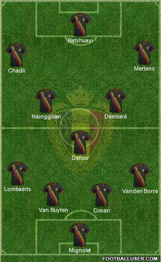 Belgium Formation 2014