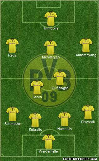Borussia Dortmund Formation 2014