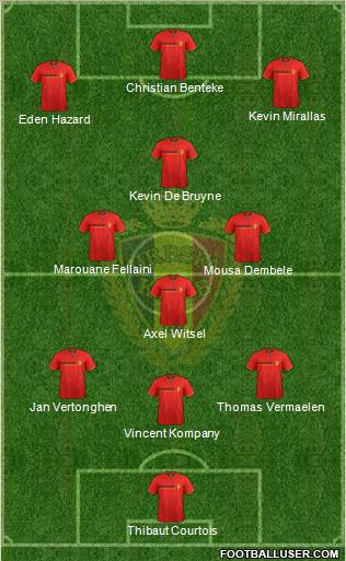 Belgium Formation 2014