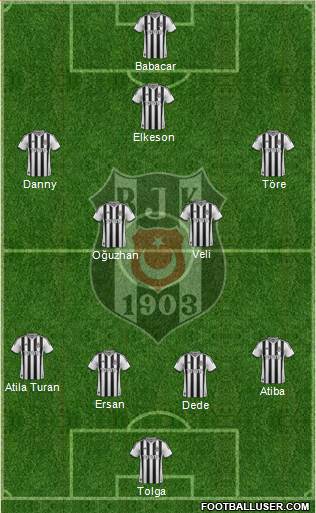 Besiktas JK Formation 2014