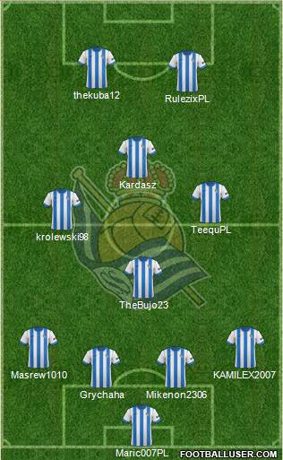 Real Sociedad S.A.D. Formation 2014