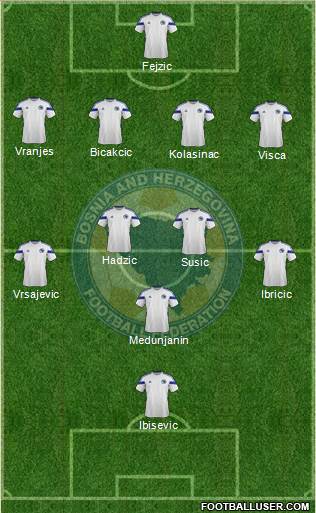 Bosnia and Herzegovina Formation 2014