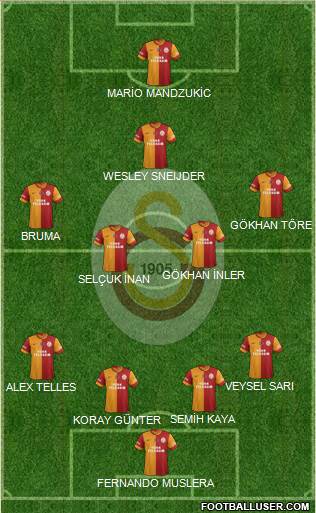 Galatasaray SK Formation 2014