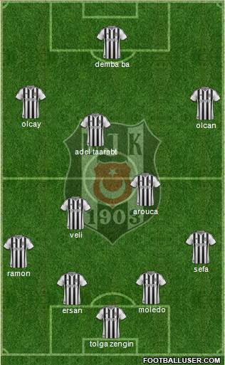 Besiktas JK Formation 2014