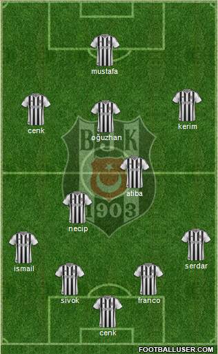 Besiktas JK Formation 2014