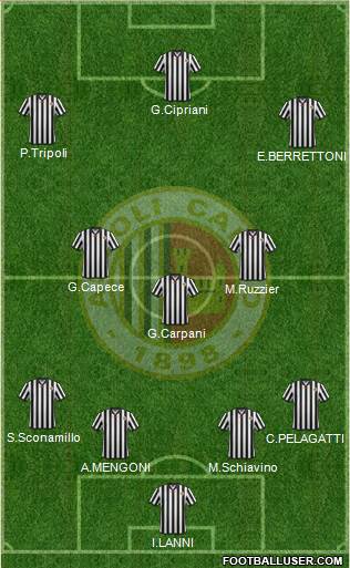 Ascoli football formation