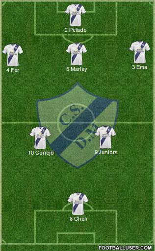 Deportivo Merlo football formation