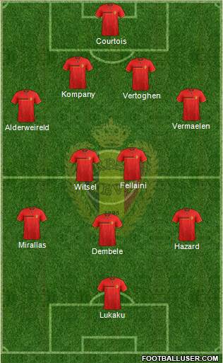 Belgium Formation 2014
