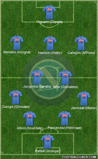 Napoli Formation 2014
