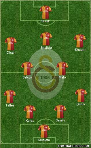 Galatasaray SK Formation 2014