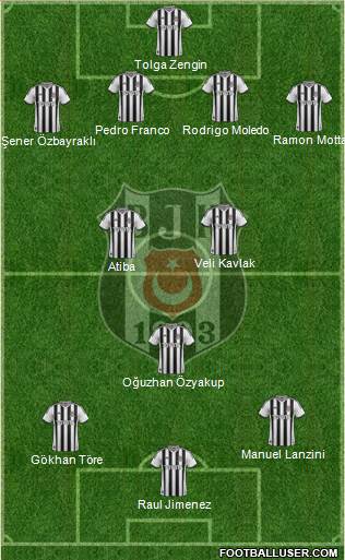 Besiktas JK Formation 2014