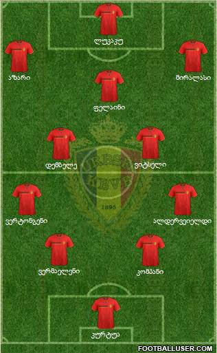 Belgium Formation 2014
