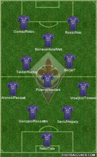 Fiorentina Formation 2014