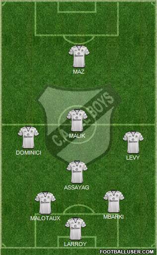 All Boys Formation 2014