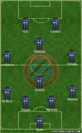 Club Brugge KV Formation 2014
