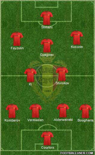 Belgium Formation 2014