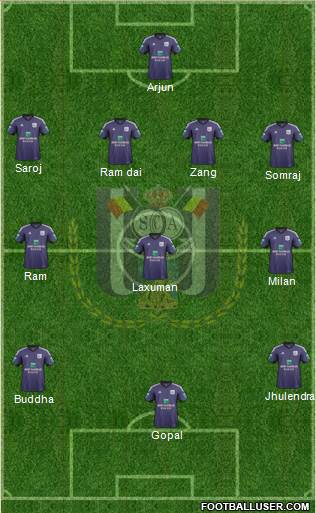 RSC Anderlecht Formation 2014
