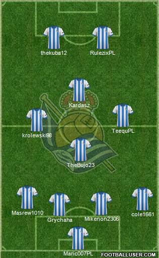 Real Sociedad S.A.D. Formation 2014