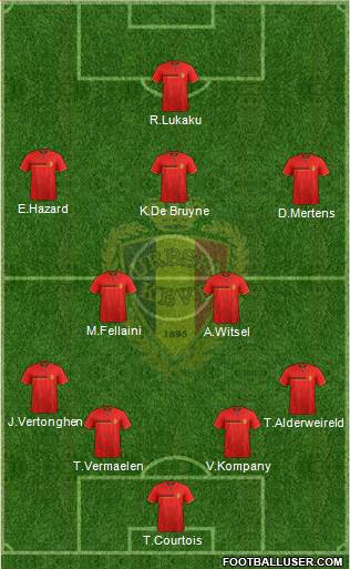 Belgium Formation 2014