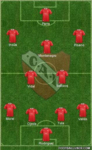 Independiente Formation 2014