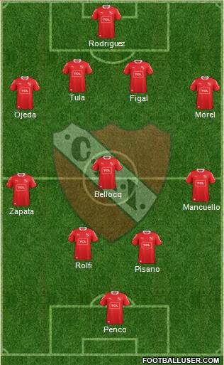 Independiente Formation 2014
