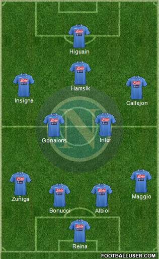Napoli Formation 2014