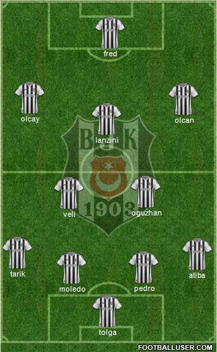 Besiktas JK Formation 2014