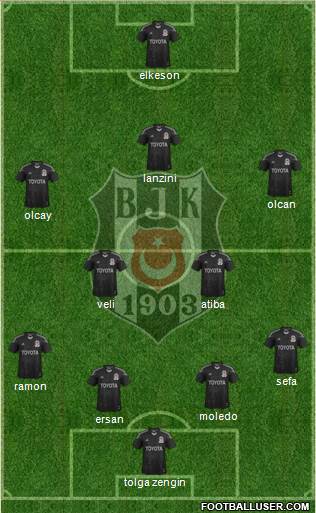 Besiktas JK Formation 2014