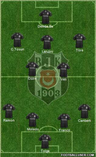 Besiktas JK Formation 2014