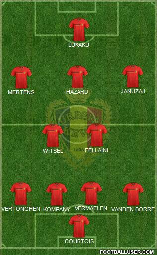 Belgium Formation 2014
