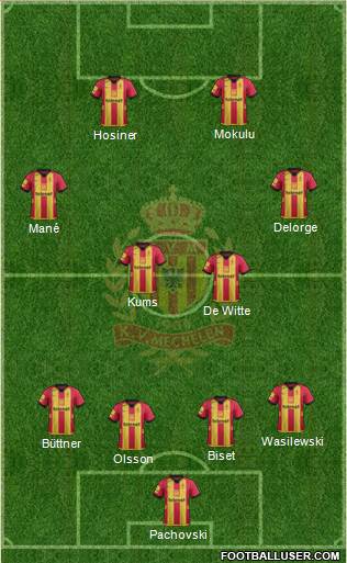 Yellow Red KV Mechelen Formation 2014