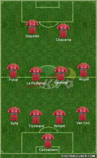 KV Oostende Formation 2014