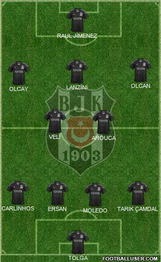 Besiktas JK Formation 2014