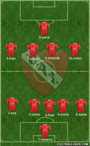 Independiente Formation 2014