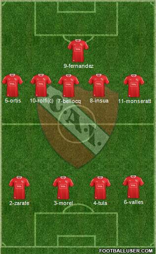 Independiente Formation 2014