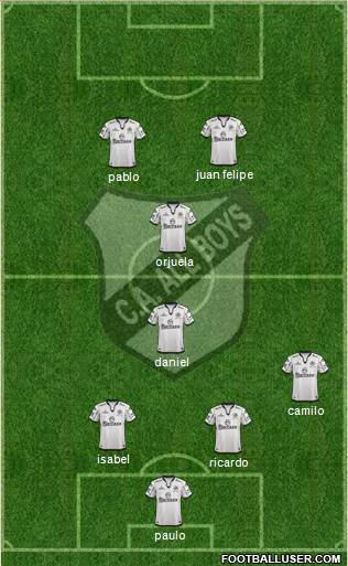 All Boys Formation 2014