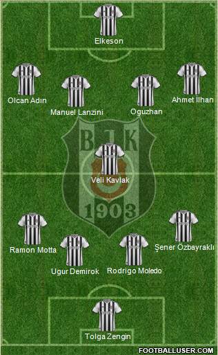 Besiktas JK Formation 2014