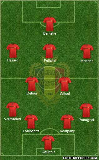 Belgium Formation 2014