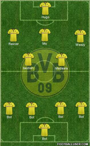 Borussia Dortmund Formation 2014