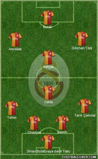 Galatasaray SK Formation 2014